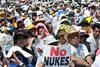 Japanese protest over nukes