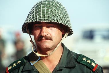Syrian army officer during the Gulf War