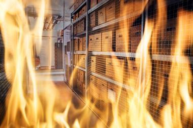 warehouse fire