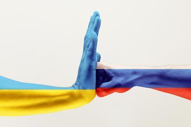 Ukraine Russia fist
