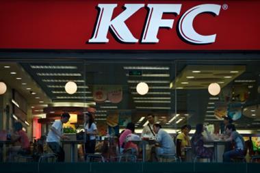 One of so many KFC stores in Beijing, KFC is one of the most popular American franchises in China.