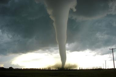 Category five tornado in Manitoba, Canada