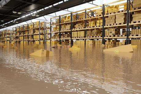 flooding, warehouse