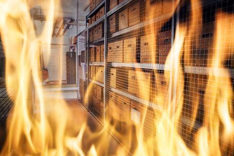 warehouse fire
