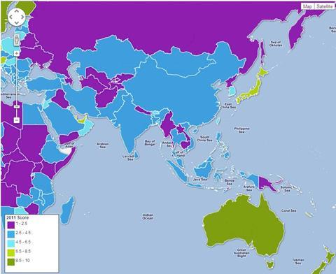 BPI map