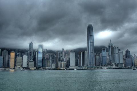 Severe typhoon hits Hong Kong