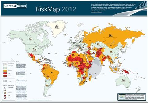Control Risks Risk Map 2012