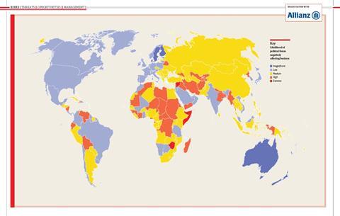 Risk Atlas: Political Risks | Risk Map | Strategic Risk Global