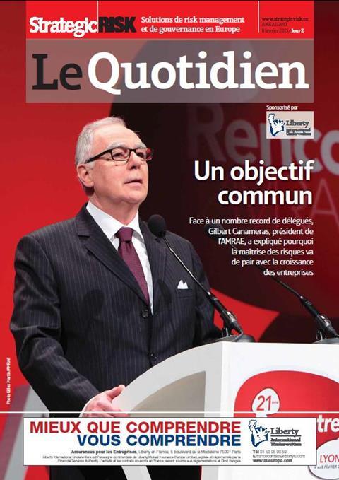 AMRAE 2013 Le Quotidien Day 2