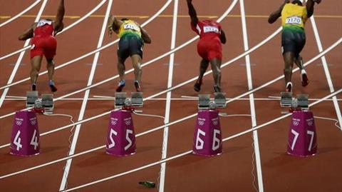 Security scare at Olympic 100 metre final