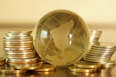 coins money globe expand